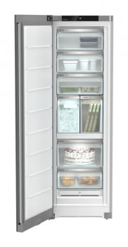 Congelador Vertical Liebherr SFNsfe 5247 Plus Steelfinish | 185,5x59,7x67,5 cm | Ice Maker | No Frost | 7 cajones | Clase E - 1
