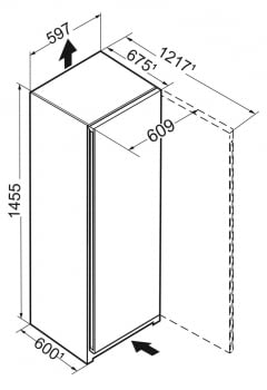 Congelador Vertical Liebherr FNe 4625 Plus Blanco | 145,5x59,7x67,5 cm | NoFrost | Clase E - 3