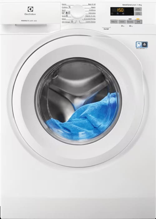 Lavadora Electrolux EN6F5922FB | Blanca | 9kg - 1200rpm | Motor Inverter | Filtro AutoClean | Tambor GentleCare | Clase A