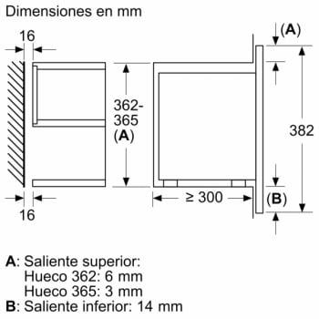 Microondas integrable Bosch BFL634GB1 | 21L | Sin Grill | Ap.Izquierda | Cristal Negro | Serie 8 | STOCK - 5