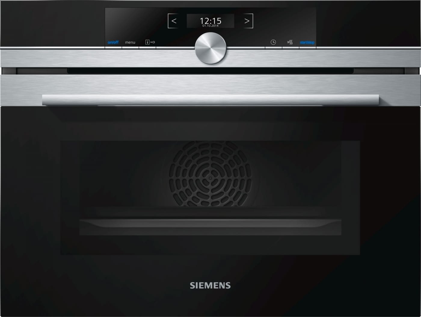 Horno Siemens Cm633gbs microondas color negro cm633gbs1 acero compacto 633 1 con 3600w inoxidable de 45 perfectcooking 4d iq700 4242003658345 builtin mini oven with microwave 1000 59.4 45l