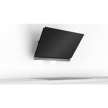 Campana decorativa de pared Bosch DWK98PR60 en Cristal Negro de 90 cm a 837 m³/h | WiFi Home Connect | Motor EcoSilence Clase A+ | Serie 8 - 3