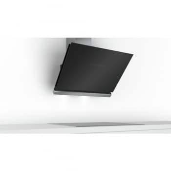 Campana decorativa de pared Bosch DWK98PR60 en Cristal Negro de 90 cm a 837 m³/h | WiFi Home Connect | Motor EcoSilence Clase A+ | Serie 8 - 4