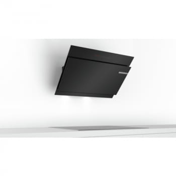Campana decorativa de pared Bosch DWK98JQ60 en Cristal Negro de 90 cm a 836 m³/h | Motor EcoSilence Clase A+ | Serie 6 - 4