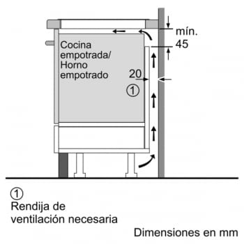 Placa de Inducción Balay 3EB969AU |60 cm | Gris Antracita | Flexible de 2 Zonas | Biselada | Zona Flex Inducción - 5