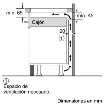 Placa de Inducción Balay 3EB969AU |60 cm | Gris Antracita | Flexible de 2 Zonas | Biselada | Zona Flex Inducción - 8