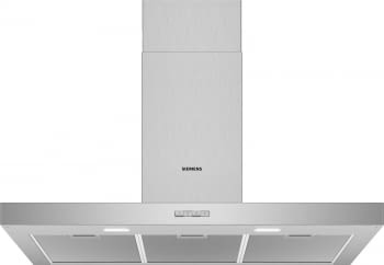 Campana de Pared Decorativa Siemens LC96BBC50 Metallic de 90 cm con una potencia de 619 m³/h | Clase B | iQ100