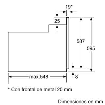 BALAY 3HB2030X0 HORNO INOX MULTIFUNCION ABATIBLE A - 5