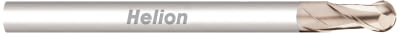 Ball nose end mill extra long Z2 30°
