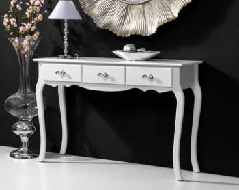 Consola 3 Cajones Blanca  (120x33x78)