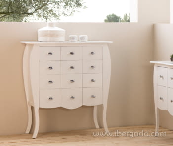 Cómoda 4 Cajones Turín Blanco (93x40x101)