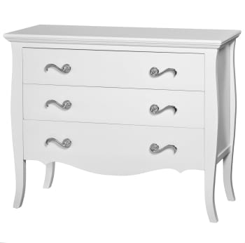 Cómoda 3 Cajones Nova Blanca (100x35x80)