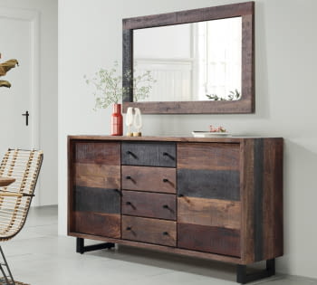 Aparador Kumasi Mango/Hierro (160x40x85)