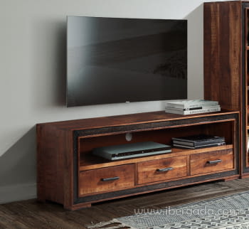 Mueble de TV Nashville Mango/Hierro (145x45x50)