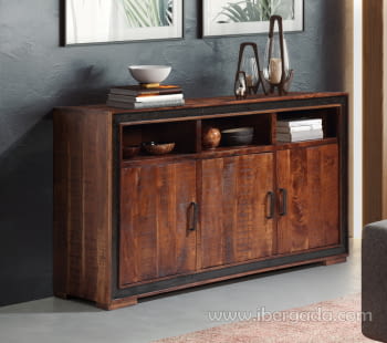 Aparador Nashville Mango/Hierro (140x40x80)
