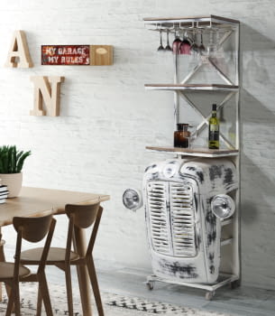 Mueble Bar Calcuta Blanco (86x48x180)