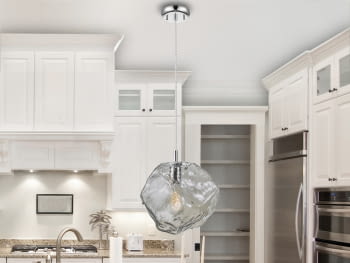 Colgante Petra Cromo E27 1L ((27x27)