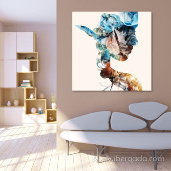 Fotografía Silueta Colores (80x80)