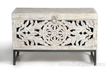 Baúl Madera Mango/Hierro (80x40x50)