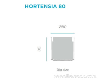 Macetero Hortensia 80 Color (80x80x80) - 7