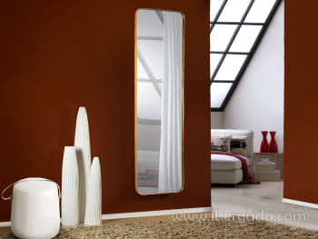 Espejo Orio Rectangular Oro (165x51)