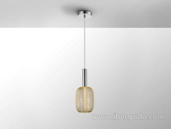 Colgante Micron Cromo/Oro 1L-3