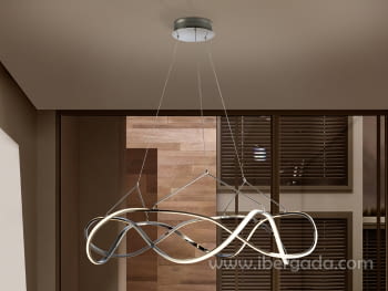 Lampara Molly Cromo (110x110)