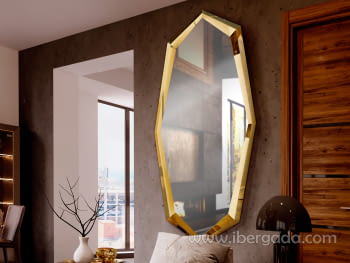 Espejo London Oro (180x90)
