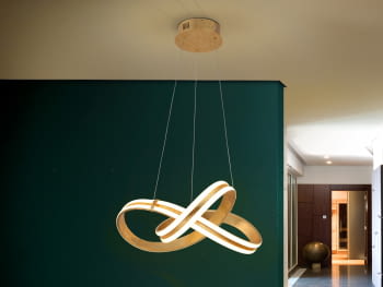 Lampara Lazas Pan de Oro (52x52)