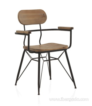 Sillón Metal/Madera