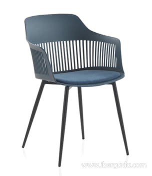 Sillón Azul/Metal