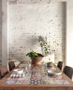 Mesa de Comedor Rectangular Cerámica/Hierro (195x90)-3