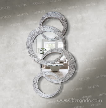 Espejo Bruselas Pan de Plata (133x72)