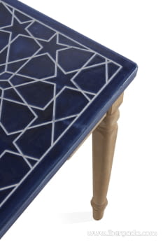 Consola Ceramica Azul (120x40x78) - 2
