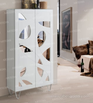 Zapatero Alto Nature Blanco (73x27x136)