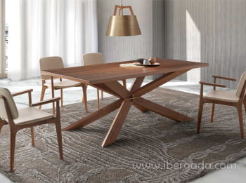Mesa de Comedor Veracruz Nogal (210x95)