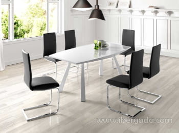 Mesa de Comedor Extensible Siroco Blanca (180x95)
