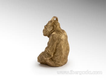 Figura Orangutan Music Oro - 3