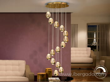 Lampara  Rocio Oro 14L Dimmable Bluetooth (50x50)