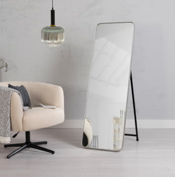 Espejo Vestidor Zenit Plata (150x50)