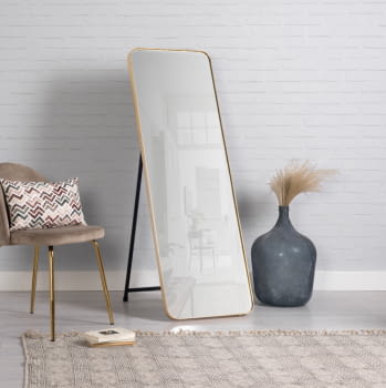 Espejo Vestidor Zenit Oro (150x50)