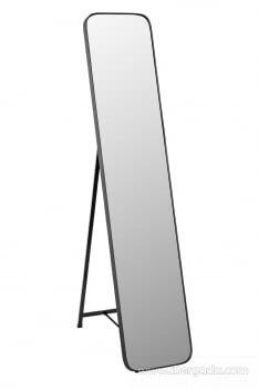 Espejo Vestidor Zenit Negro (150x31)
