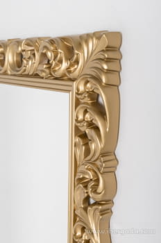 Espejo Rectangular Barroco Oro Patinado (155x95) - 2