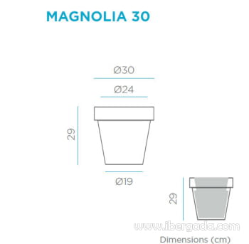 Macetero Magnolia 30 Color (30x30x29) - 4