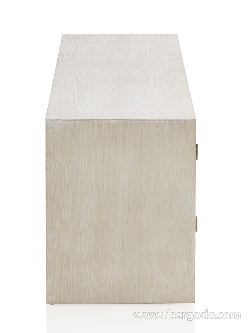 Mueble TV Magnolia 2 Puertas 2 Cajones Blanco (140x40x50)-3