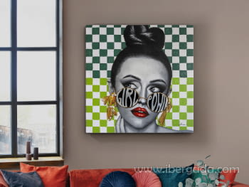 Acrilico Girl Power (100x100)