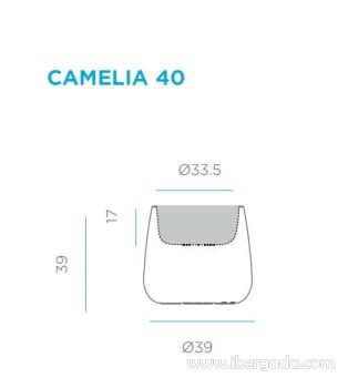 Macetero Camelia Color 40 (33x33x39) - 5