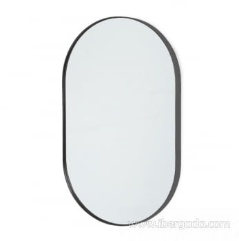 Espejo Ovalado Negro (72x44) - 3