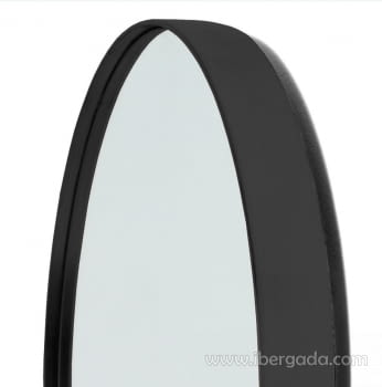 Espejo Ovalado Negro (72x44) - 4