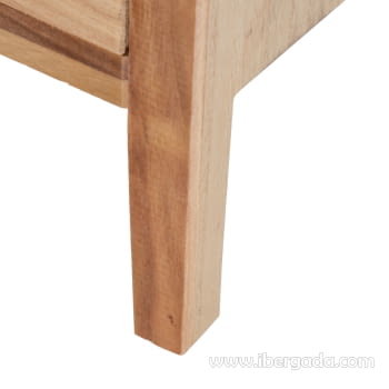 Taquillón Priddy Natural/Ratán 4 cajones 1 puerta (80x40x82)-11